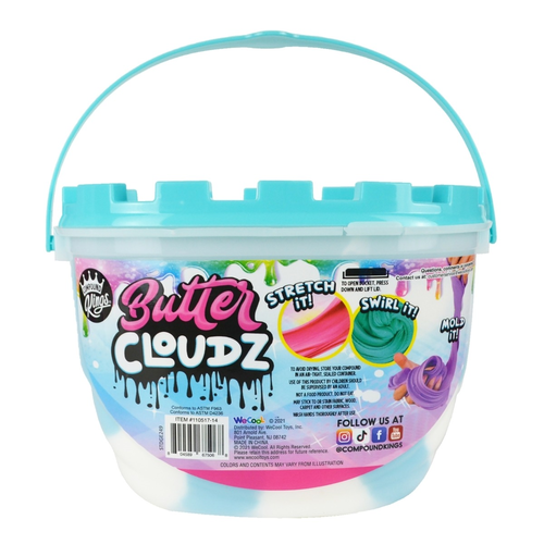סליים חמאתי Butter Cloudz קופסת ענק 380 גרם - בניחוח צמר גפן מתוק 1