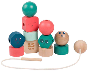 Junior Beads - חרוזי השחלה מעץ לפיתוח מוטורי