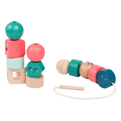 Junior Beads - חרוזי השחלה מעץ לפיתוח מוטורי 3