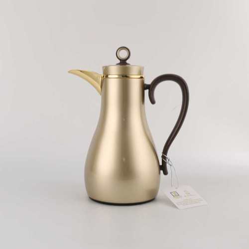 טרמוס דלה צבע שמפניה ידית עץ 0.7 ליטר -Y.C.036444