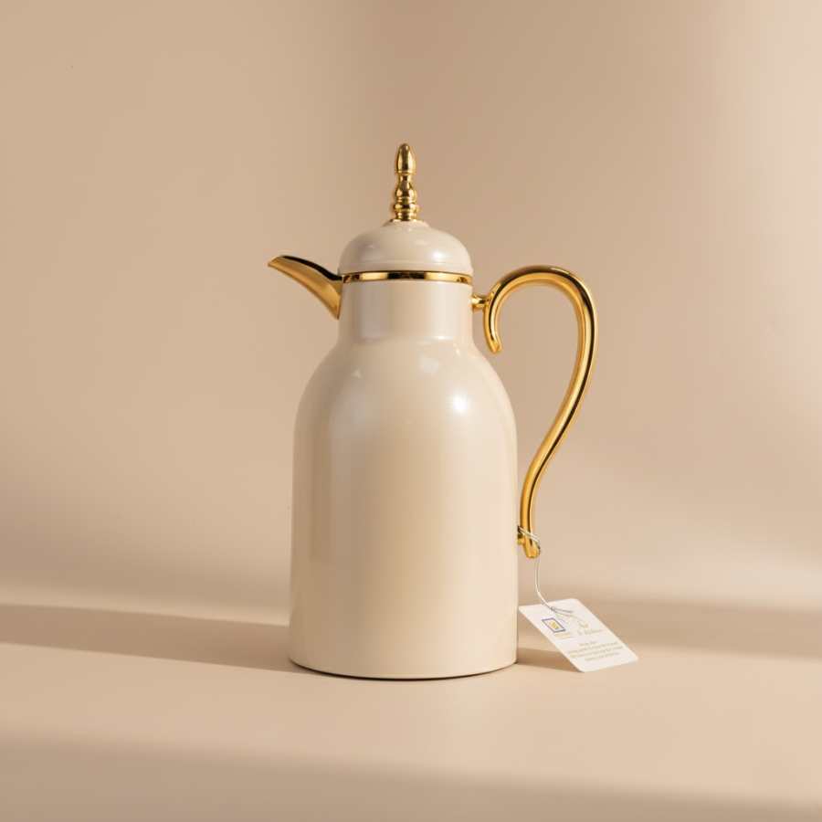 טרמוס צבע קרם מבריק מוזהב 1 ליטר -Y.C.036390