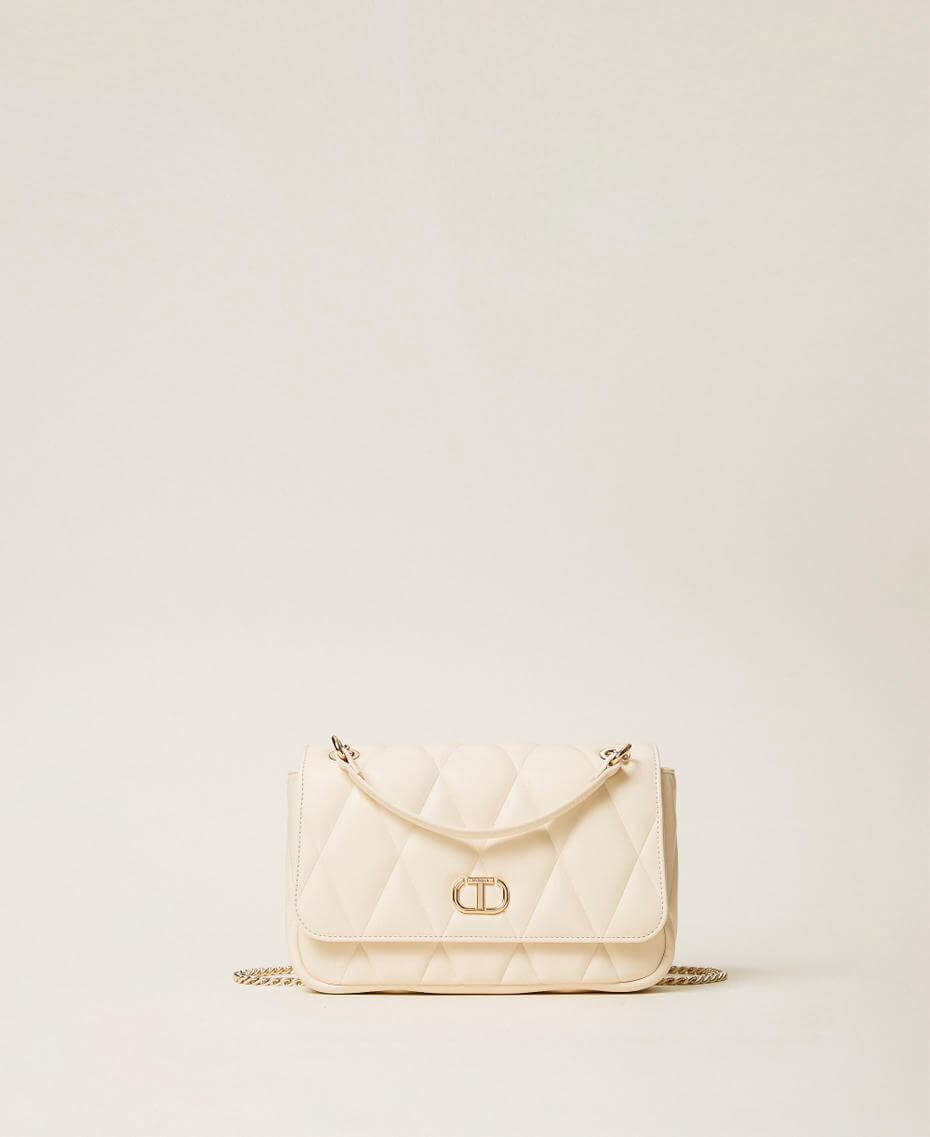 Medium quilted shoulder bag