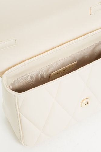 Small quilted shoulder bag - PARCHMENT