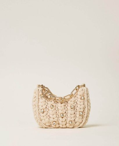 Crochet 'Croissant' bag