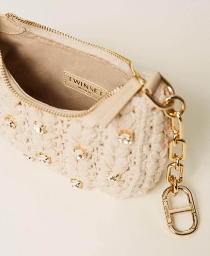 Crochet 'Croissant' bag