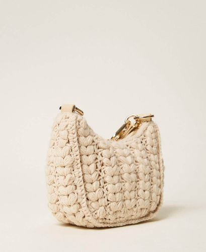 Crochet 'Croissant' bag