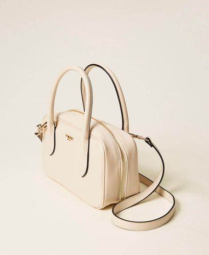 Medium bowler bag with logo