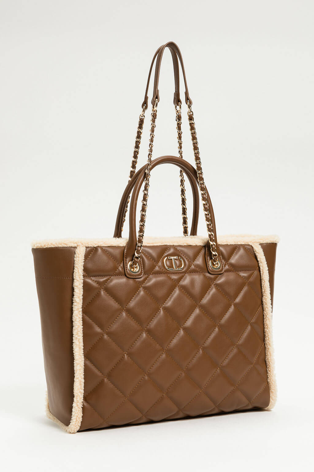 BAG BICOLOR LEATHER/SNOW  