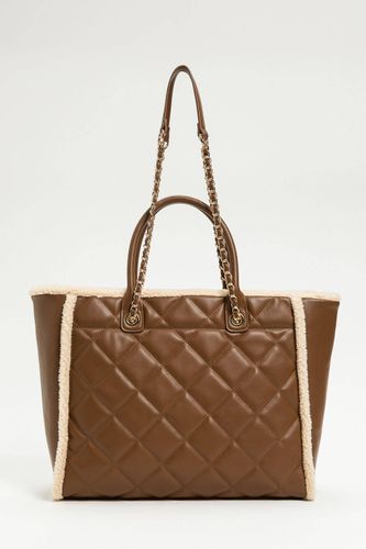 BAG BICOLOR LEATHER/SNOW  