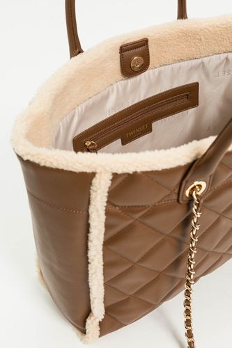 BAG BICOLOR LEATHER/SNOW  