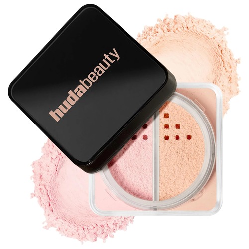 דואו פודרה של הודה במהדורה מוגבלת Huda Beauty Easy Bake Duo Loose Powder - Cherry Peach