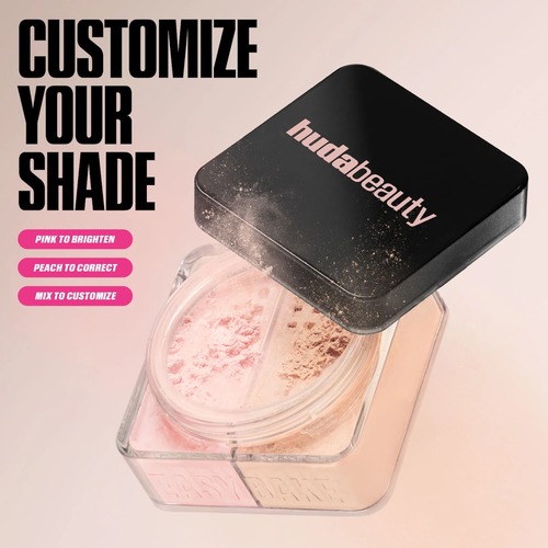 דואו פודרה של הודה במהדורה מוגבלת Huda Beauty Easy Bake Duo Loose Powder - Cherry Peach