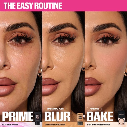 דואו פודרה של הודה במהדורה מוגבלת Huda Beauty Easy Bake Duo Loose Powder - Cherry Peach