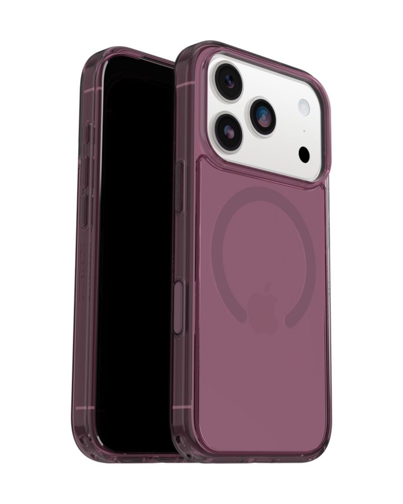 כיסוי סגול שקוף ל- iPhone 17 Pro Max תומך MagSafe מבית OtterBox 