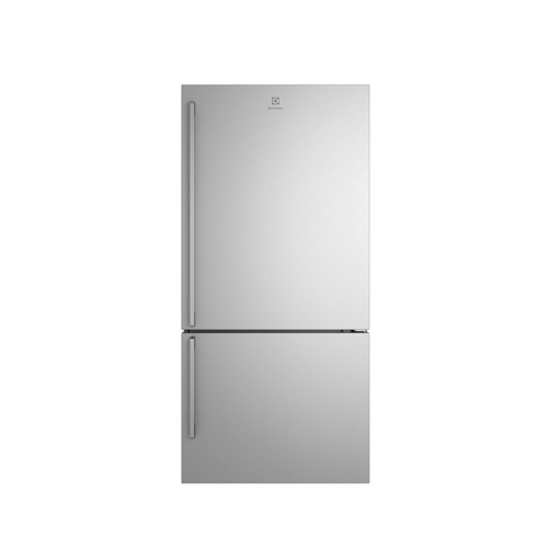 מקרר מקפיא תחתון NutriFresh® Inverter EBE5304AAS electrolux NO FROST צבע נירוסטה כולל פיקוד שבת מובנה  508 ליטר רוחב: 80 ס”מ