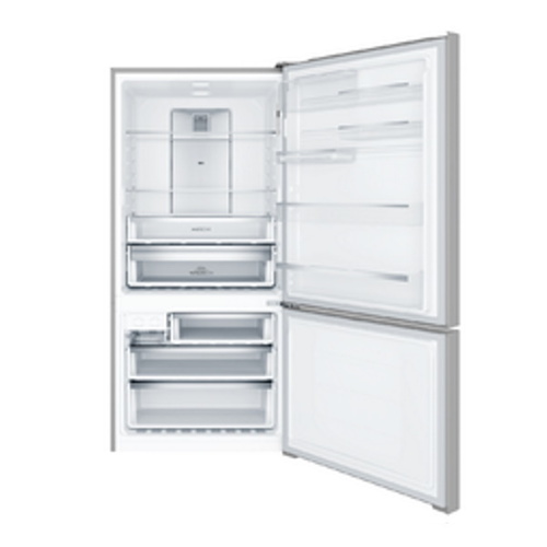 מקרר מקפיא תחתון NutriFresh® Inverter EBE5304AAS electrolux NO FROST צבע נירוסטה כולל פיקוד שבת מובנה  508 ליטר רוחב: 80 ס”מ