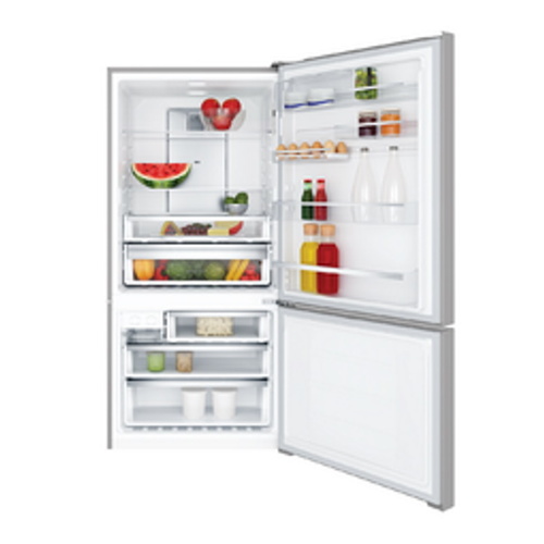 מקרר מקפיא תחתון NutriFresh® Inverter EBE5304AAS electrolux NO FROST צבע נירוסטה כולל פיקוד שבת מובנה  508 ליטר רוחב: 80 ס”מ