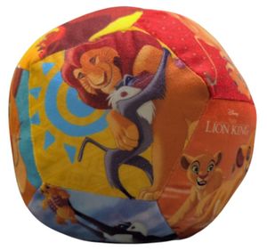 כדור משחק מבד מלא ספוג רך - מלך האריות