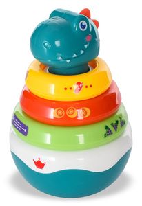 מגדל טבעות מתנדנד (נחום תקום) עם ראש דינוזאור