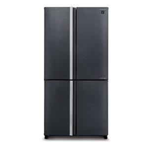 מקרר 4 דלתות 572 ליטר של SHARP inverter  דגם SJ-8950 נירוסטה מושחרת כולל פיקוד שבת מובנה רוחב: 89.2 ס"מ