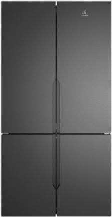 מקרר 4 דלתות חברת Electrolux דגם EQE5600BA נירוסטה מושחרת INVERTER כולל פיקוד שבת  מובנה 572 ליטר רוחב: 90 ס״מ