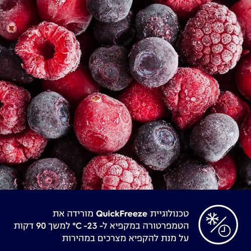 מקרר 4 דלתות חברת Electrolux דגם EQE5600BA נירוסטה מושחרת INVERTER כולל פיקוד שבת  מובנה 572 ליטר רוחב: 90 ס״מ