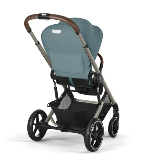 עגלת תינוק משולבת - טיולון ועריסה Balios TS5 - cybex בצבע Stormy Blue, עם סל-קל Cloud G