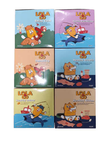 מארז לולה פאוץ מזון רטוב לחתול 80 גרם Lola & Co (טעמים מתחלפים)