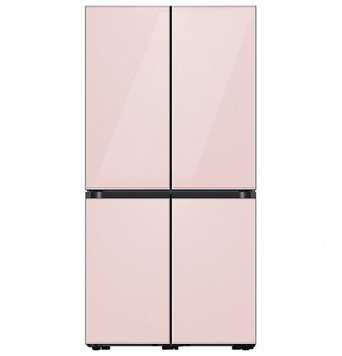 מקרר ביספוק 4 דלתות 636 ליטר RF70DB9125PI-ורוד כולל פיקוד שבת  הרב הלפרין מובנה Inverter samsung רוחב: 91.2 ס״מ