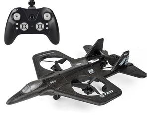 רחפן WIFI נטען בעיצוב מטוס קרב SKY-SCANNER עם שלושה מדחפים מוגנים ותאורה