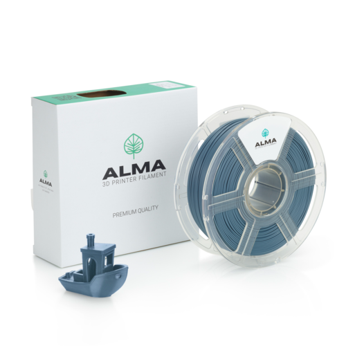 פילמנט איכותי מסוג +PLA מבית ALMA צבע אפור