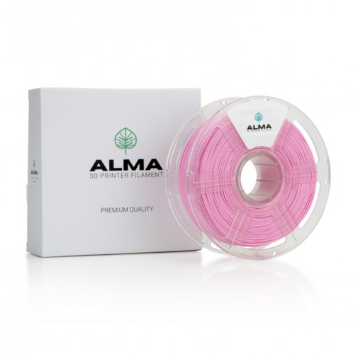 פילמנט איכותי מסוג +PLA מבית ALMA צבע ורוד