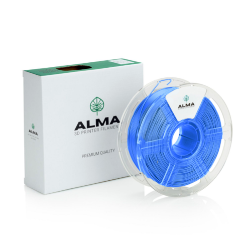 פילמנט איכותי מסוג +PLA מבית ALMA צבע תכלת