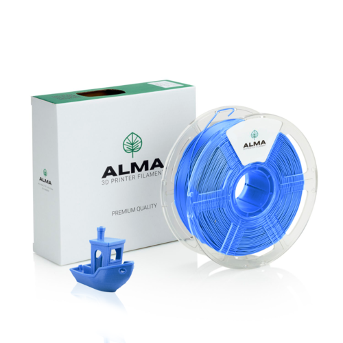 פילמנט איכותי מסוג +PLA מבית ALMA צבע תכלת