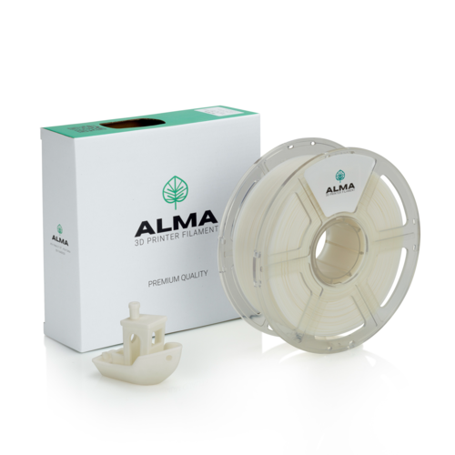 פילמנט איכותי מסוג +PLA מבית ALMA צבע טבעי