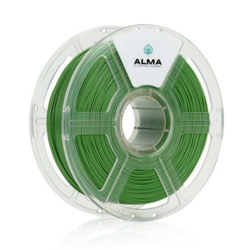 פילמנט איכותי מסוג +PLA מבית ALMA צבע ירוק