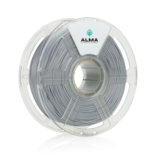 פילמנט איכותי מסוג +PLA מבית ALMA צבע כסף