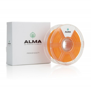 פילמנט איכותי מסוג +PLA מבית ALMA צבע כתום