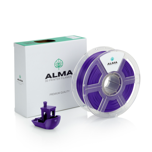 פילמנט איכותי מסוג +PLA מבית ALMA צבע סגול