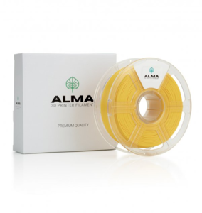 פילמנט איכותי מסוג +PLA מבית ALMA צבע צהוב