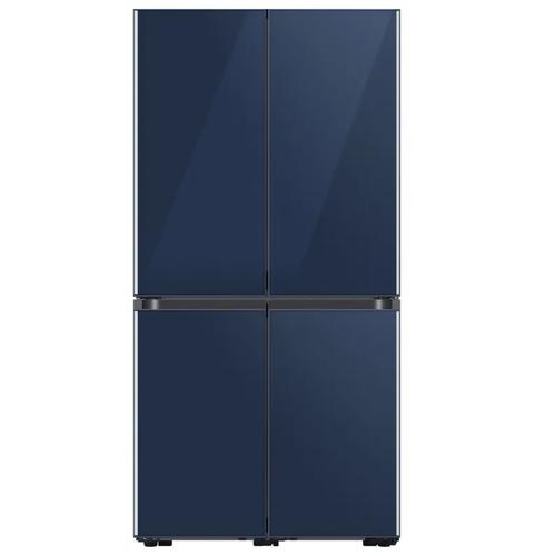 מקרר ביספוק 4 דלתות  852 ליטר RF88DB9623BLUE-כחול כולל פיקוד שבת  הרב הלפרין מובנה Inverter samsung רוחב: 91.2 ס״מ