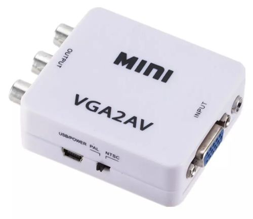ממיר מתאם מכניסת VGA לכניסת RCA