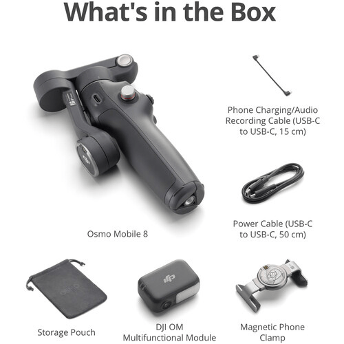 גימבל מייצב לטלפון DJI Osmo Mobile 8