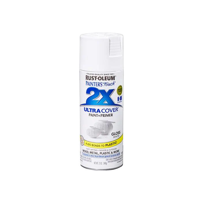ספריי צבע  X2 לבן מבריק GLOSS WHITE