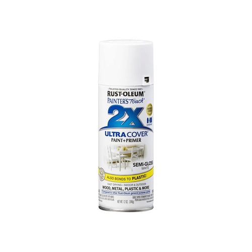 ספריי צבע  X2 לבן חצי מבריק SEMI GLOSS WHITE