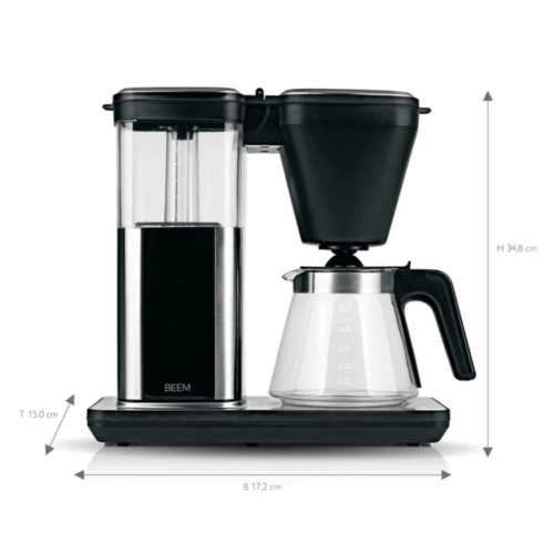 מכונת פילטר חליטה ישירה מזכוכית Beem Direct Brew
