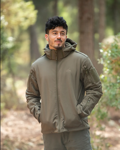 מעיל סופטשל טקטי לגברים BAYRON PRO SOFTSHELL
