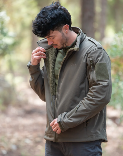 מעיל סופטשל טקטי לגברים BAYRON PRO SOFTSHELL