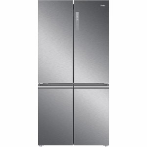מקרר 4 דלתות Haier Open Space Inverter HRF7100FSS- נירוסטה כולל פיקוד שבת מובנה נפח 640 ליטר  רוחב:91 ס"מ