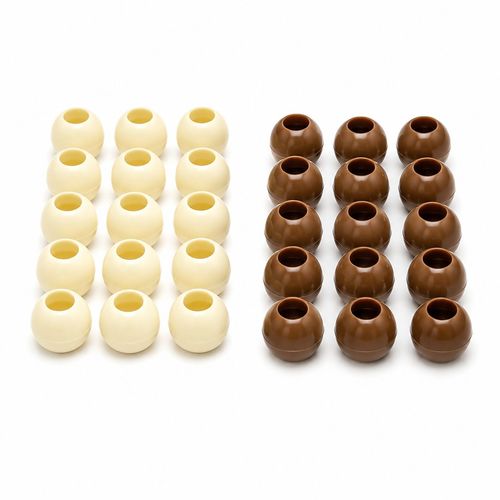 טראפלס שוקולד מיקס לבן וחלב 80 גרם (30 יחידות)